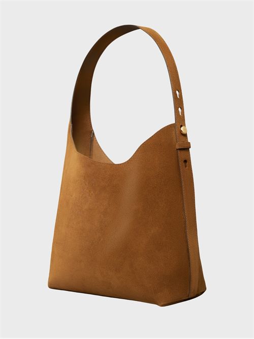 Borsa hobo media in suede con tracolla regolabile TORY BURCH | 175320200